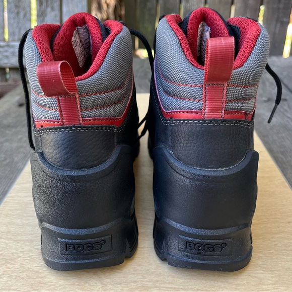 Bogs Men’s Bedrock II 6” Composite Toe Waterproof Black Leather Work Boot Sz 8 - Picture 5 of 16